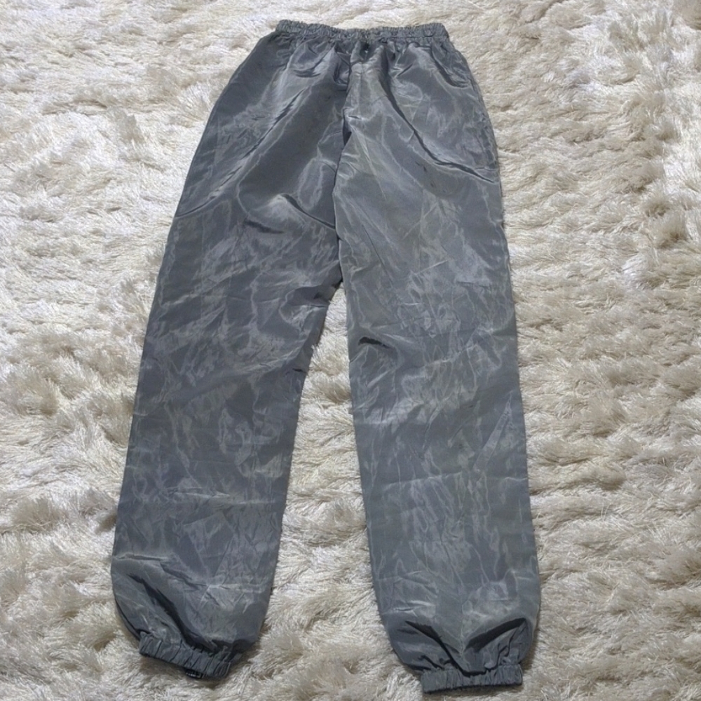 PLT Grey Fishnet Pant Jogger Pants UK 4 US 0 - Picture 7 of 7